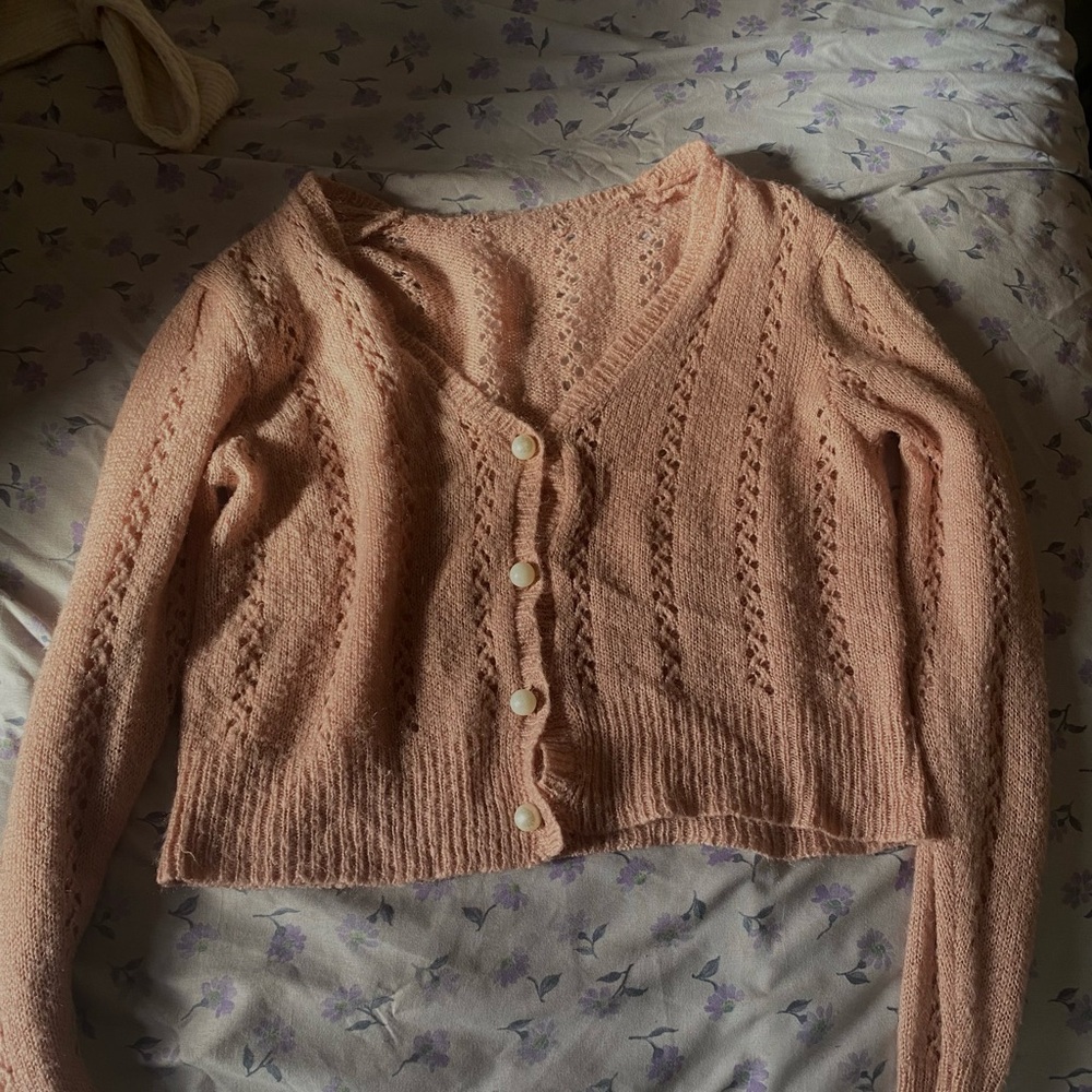 Women's Pink Knit Sweater